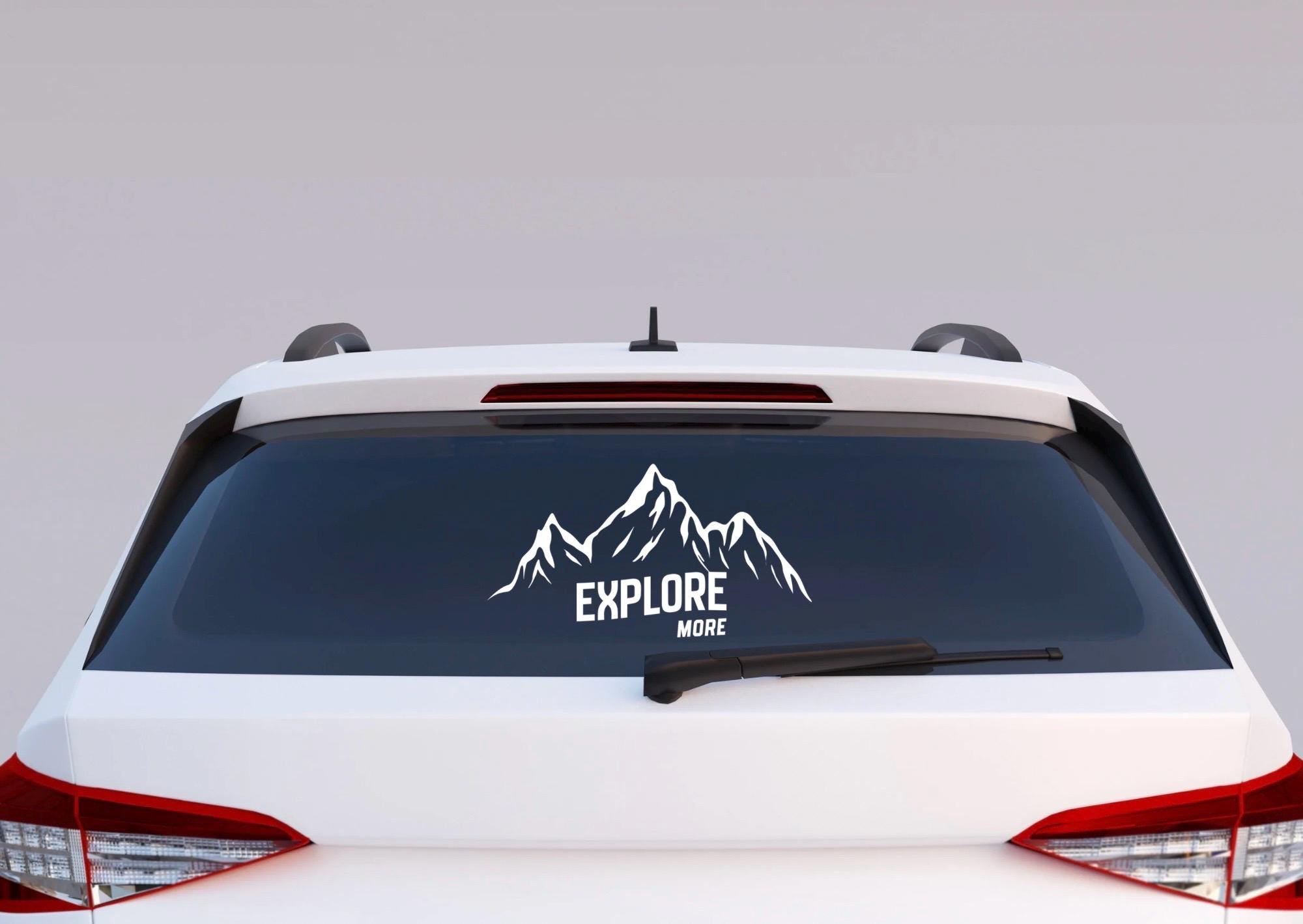 Explore More Window Decal, 12 Inch Diameter
