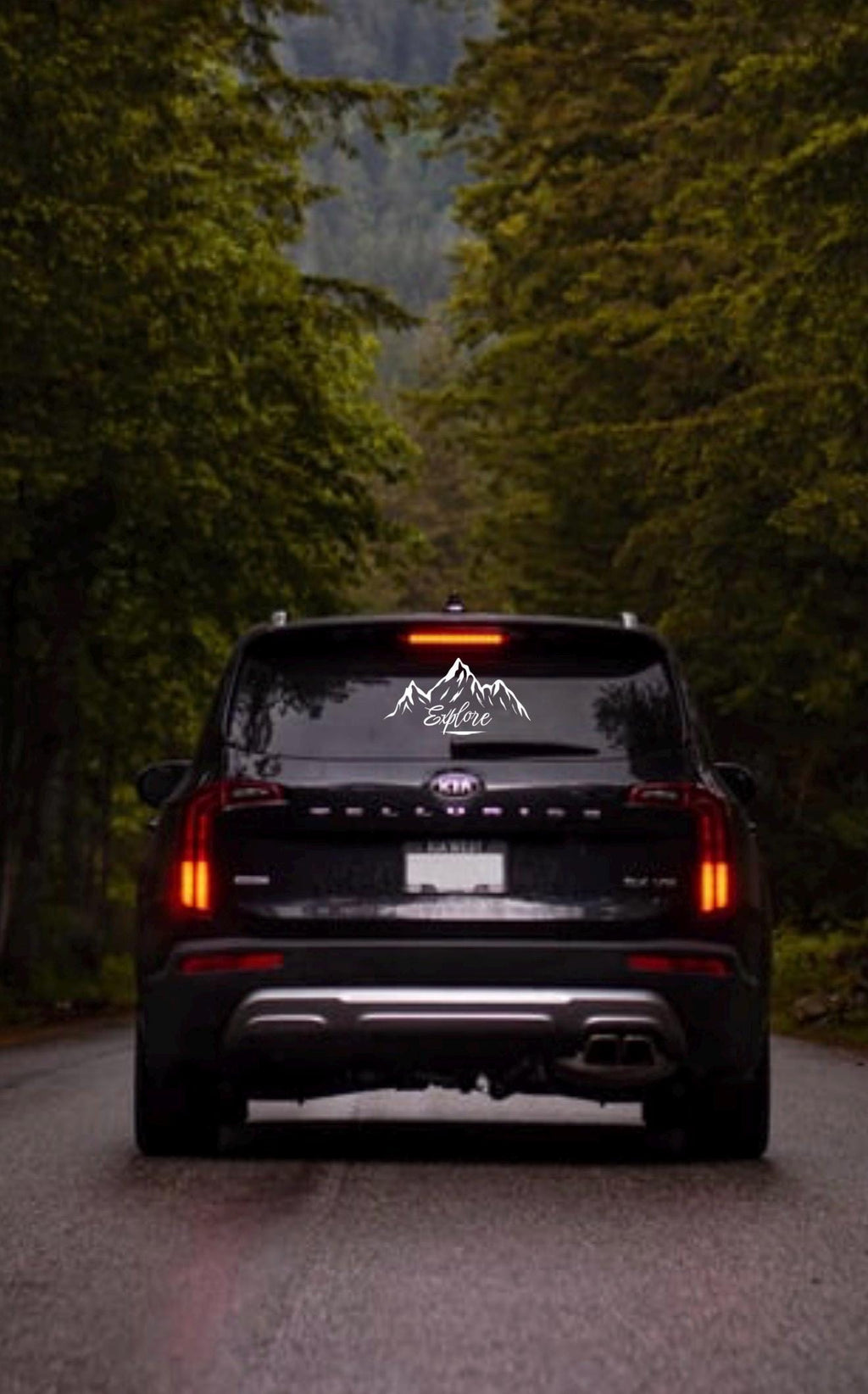 Explore Window Decal, 24 Inch Diameter